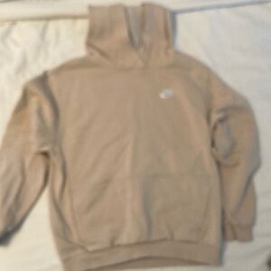Beige Nike kids hoodie